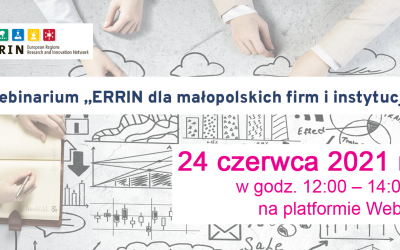 Zaproszenie na webinarium „ERRIN dla małopolskich firm i instytucji”