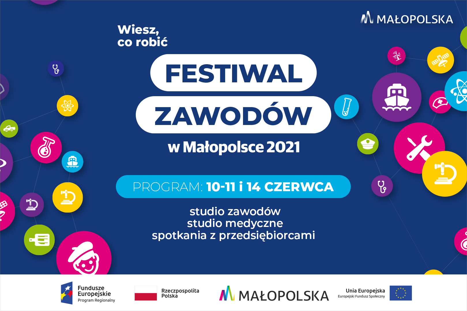 baner promujący Festiwal Zawodów